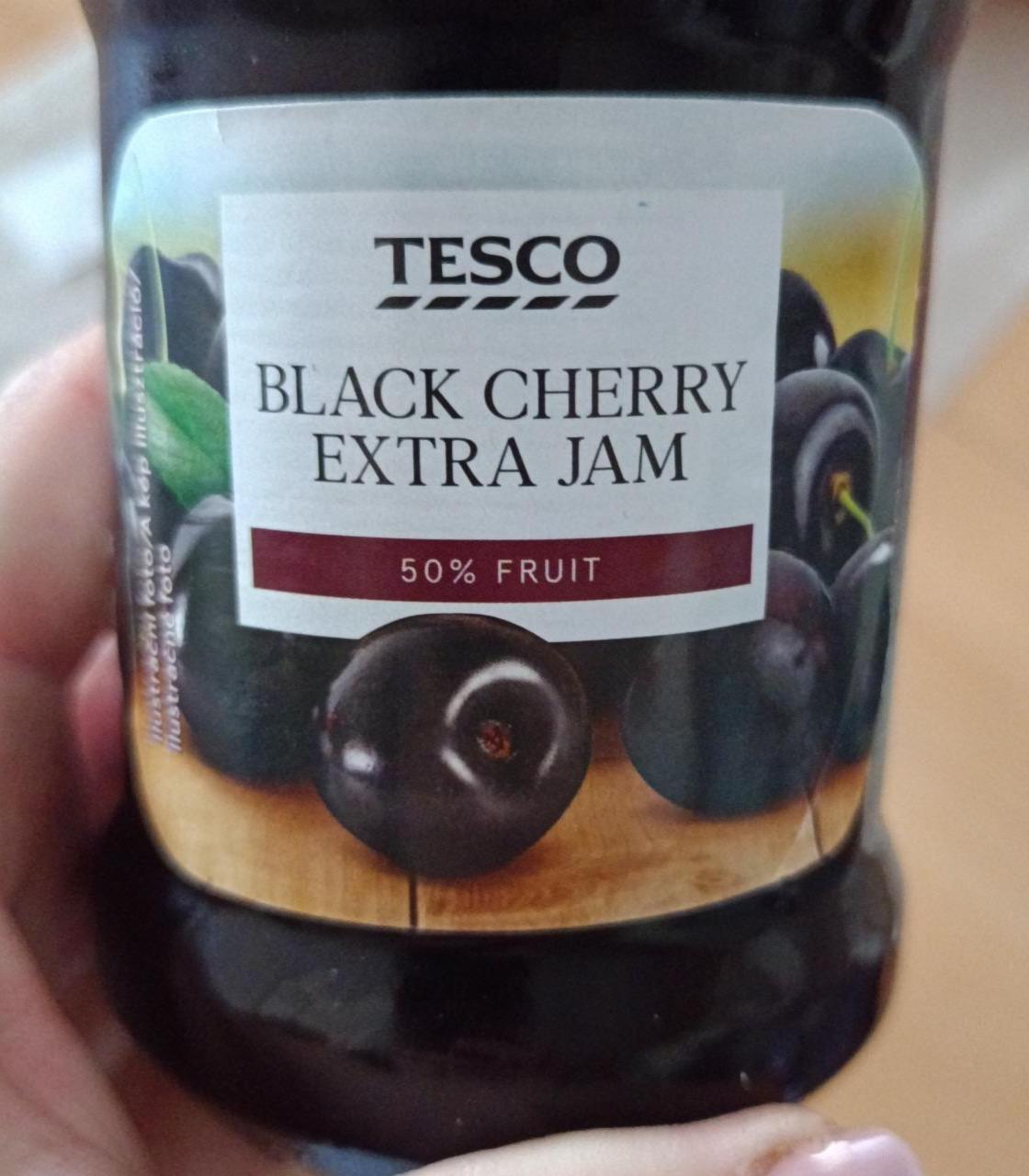 Képek - Black cherry extra jam Tesco