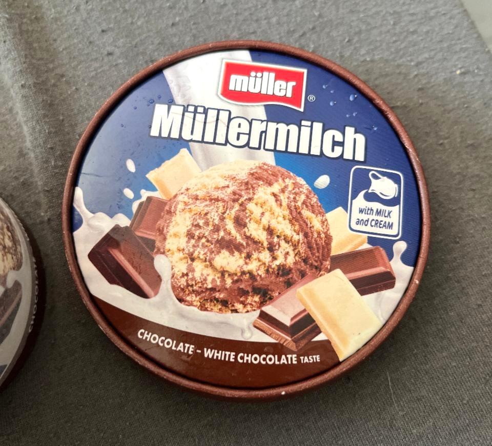 Képek - Müllermilch Chocolate-white chocolate jégkrém Müller