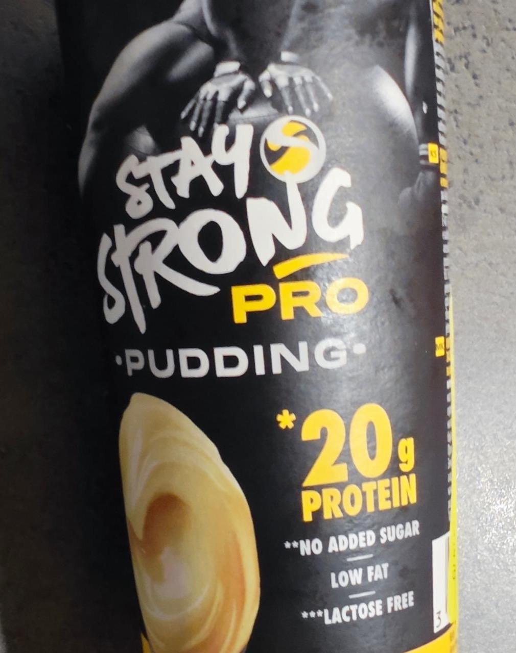 Képek - Stay Strong Pro vanília ízű puding tejjel és édesítőszerekkel