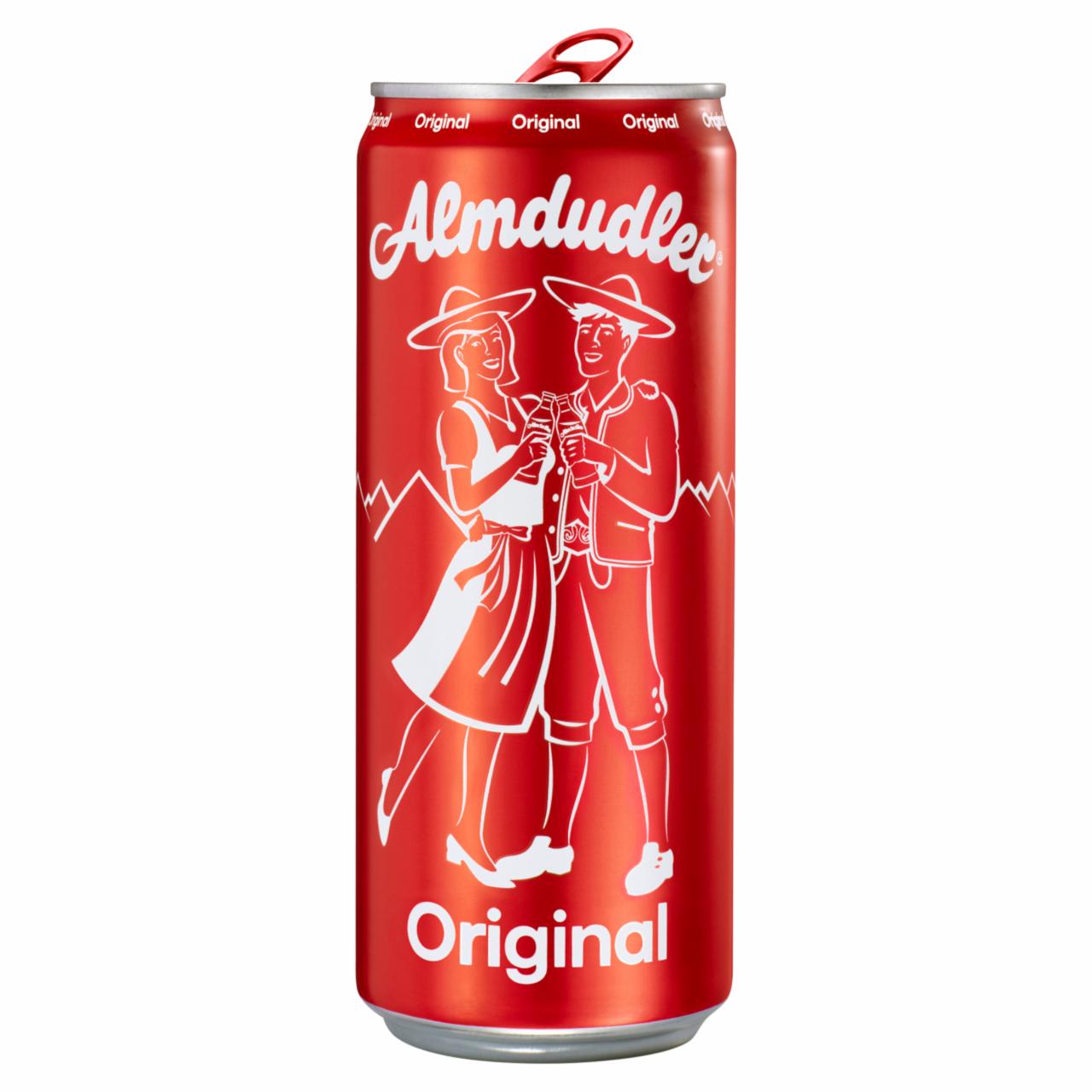 Képek - Almdudle Original szénsavas üdítőital alpesi gyógynövénykivonatokkal 330 ml