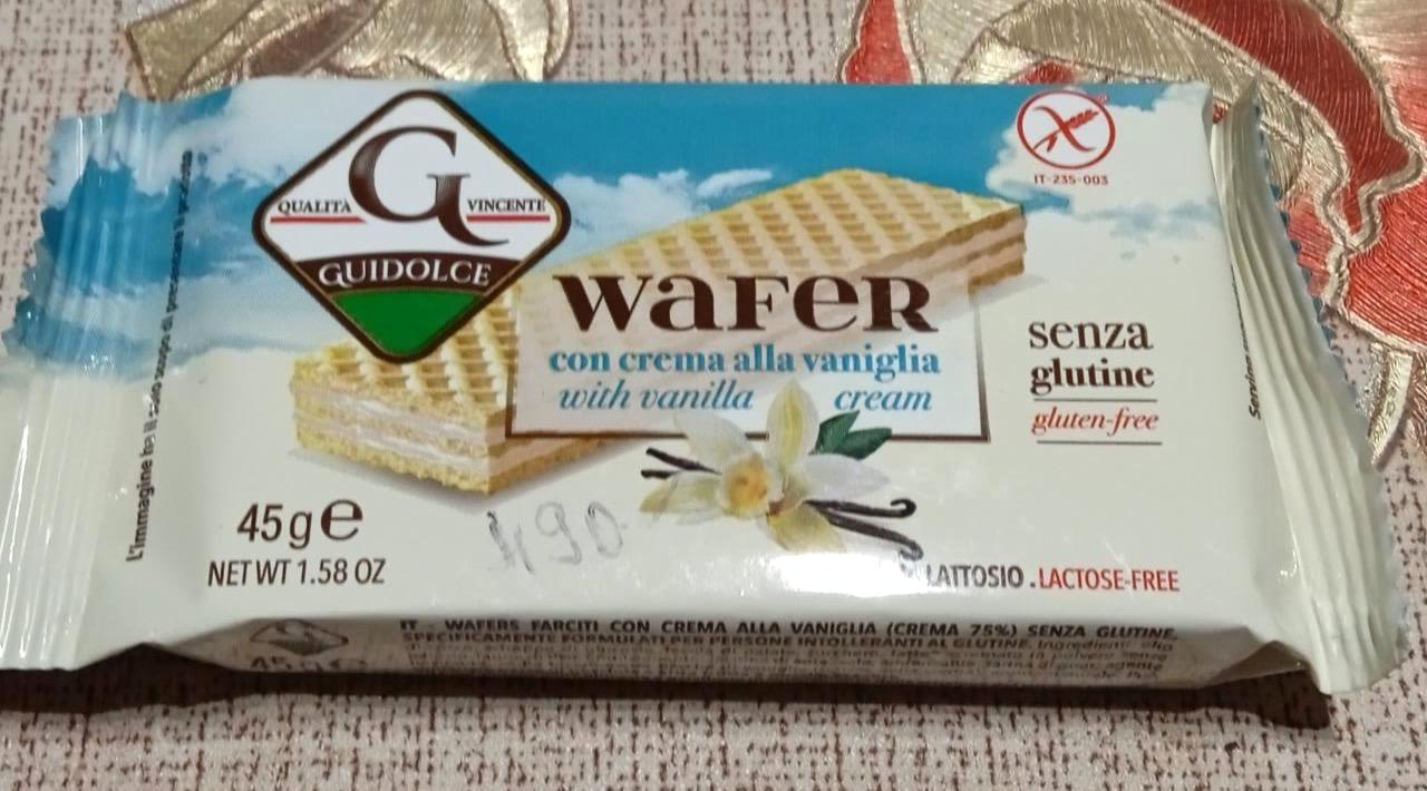 Képek - Wafer con crema alla vaniglia Guidolce