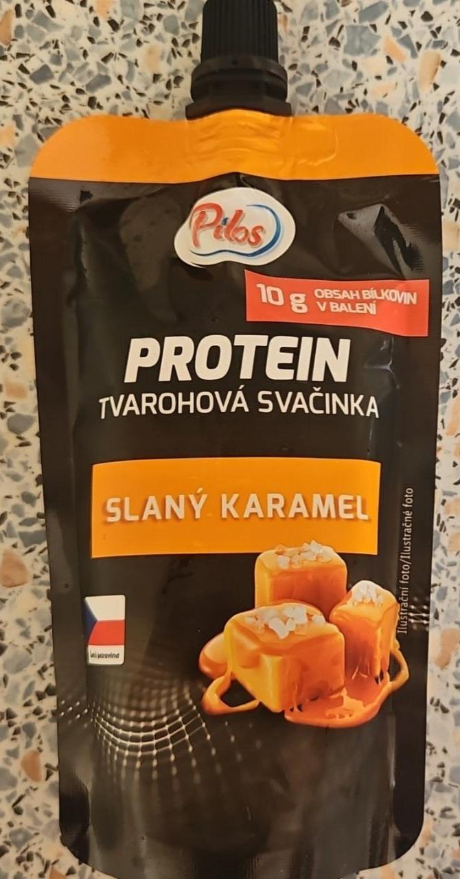 Képek - Protein tvarohová svačinka Slaný karamel Pilos