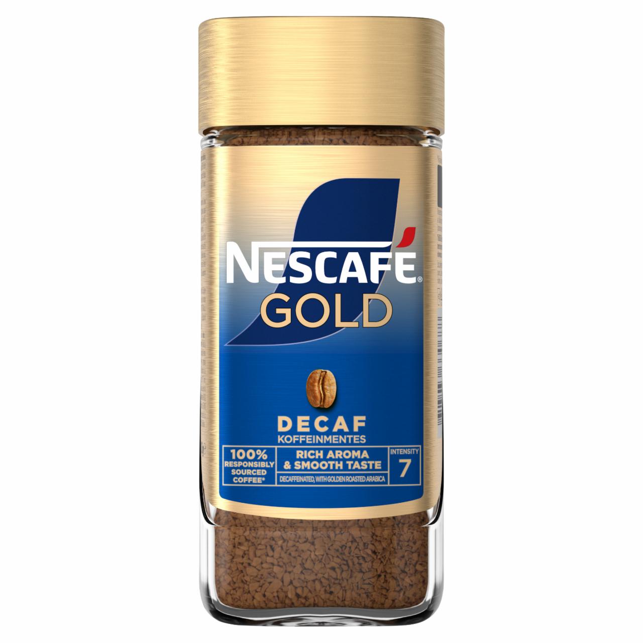 Képek - Nescafé Gold Decaf koffeinmentes azonnal oldódó kávé 100 g