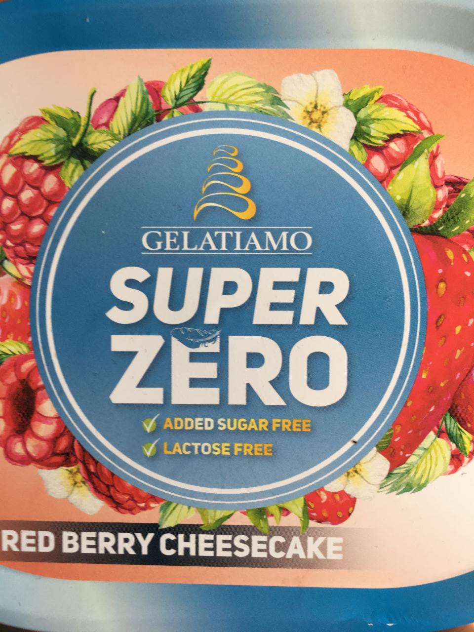 Képek - Super zero red berry cheesecake Gelatiamo