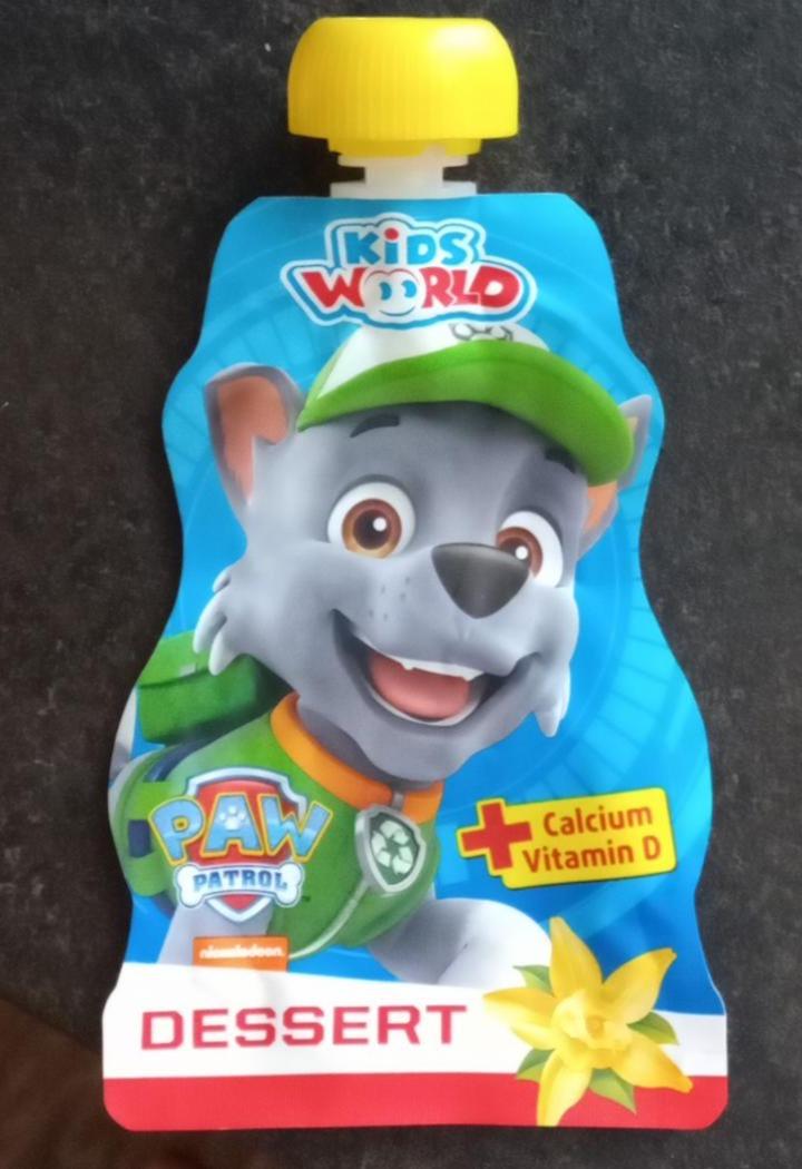 Képek - Kids World hőkezelt, kalciummal és D-vitaminnal dúsított vaníliás túrós desszert 80 g