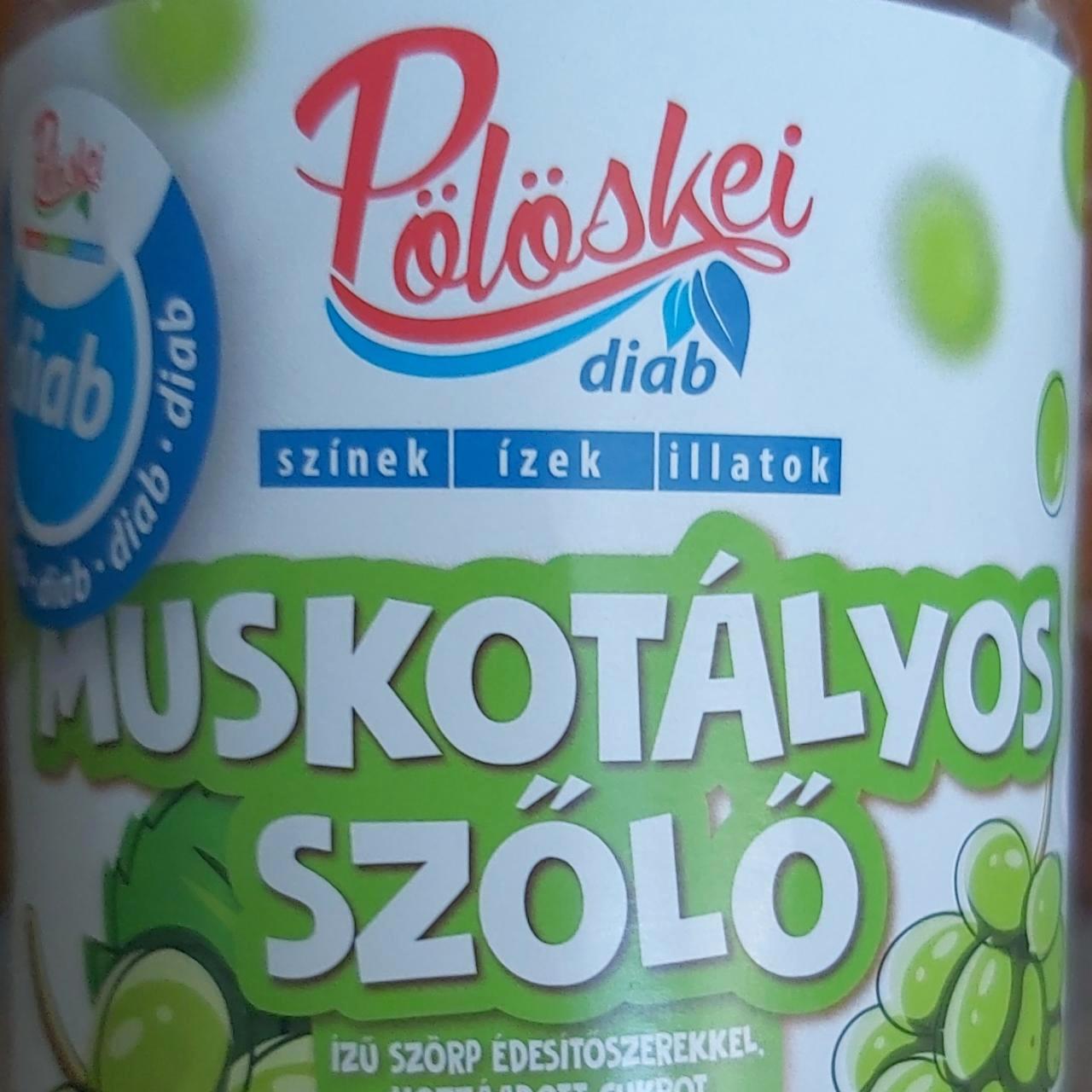 Képek - Diab muskotályos szőlő ízű szörp Pölöskei