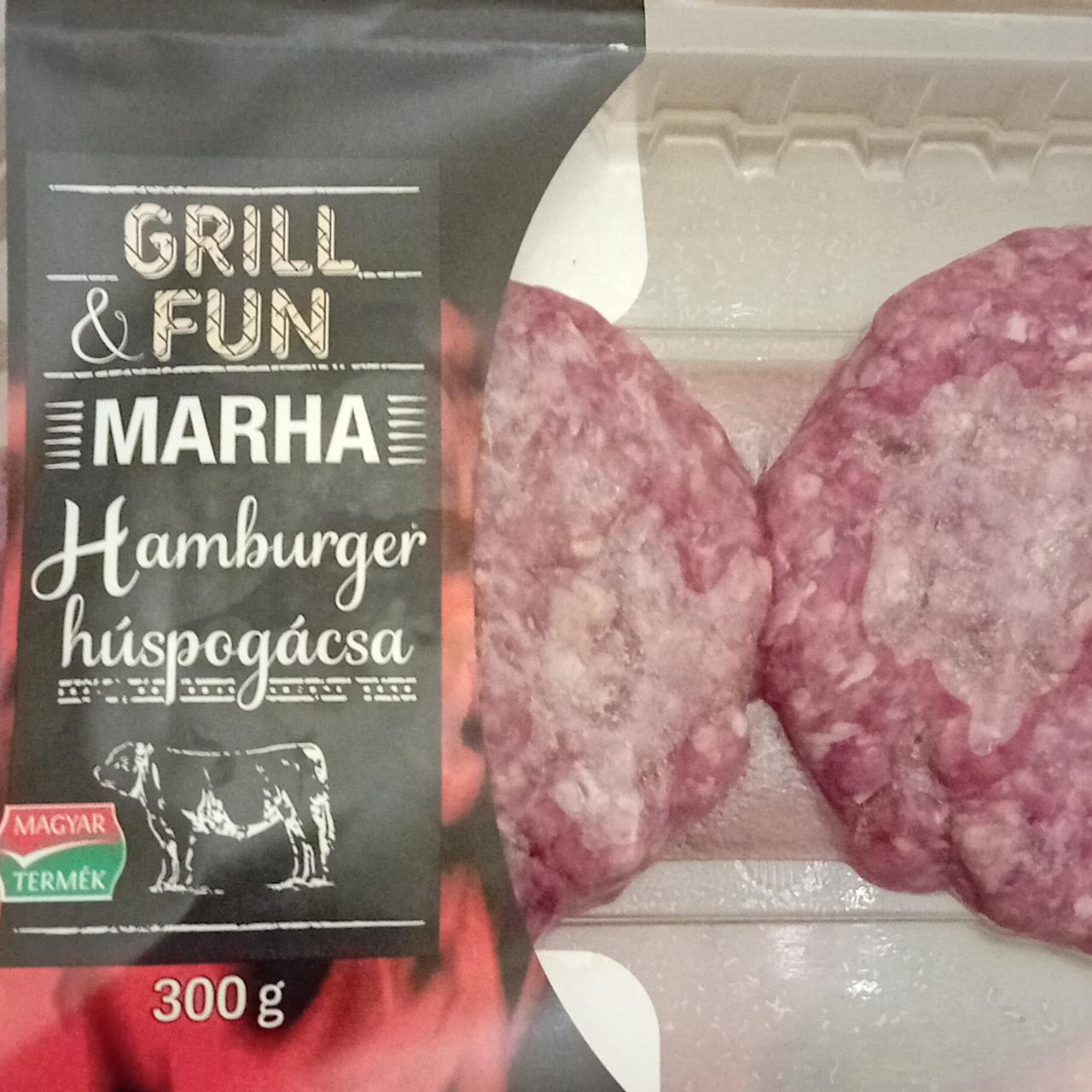 Képek - Marha hamburger húspogácsa Grill & Fun