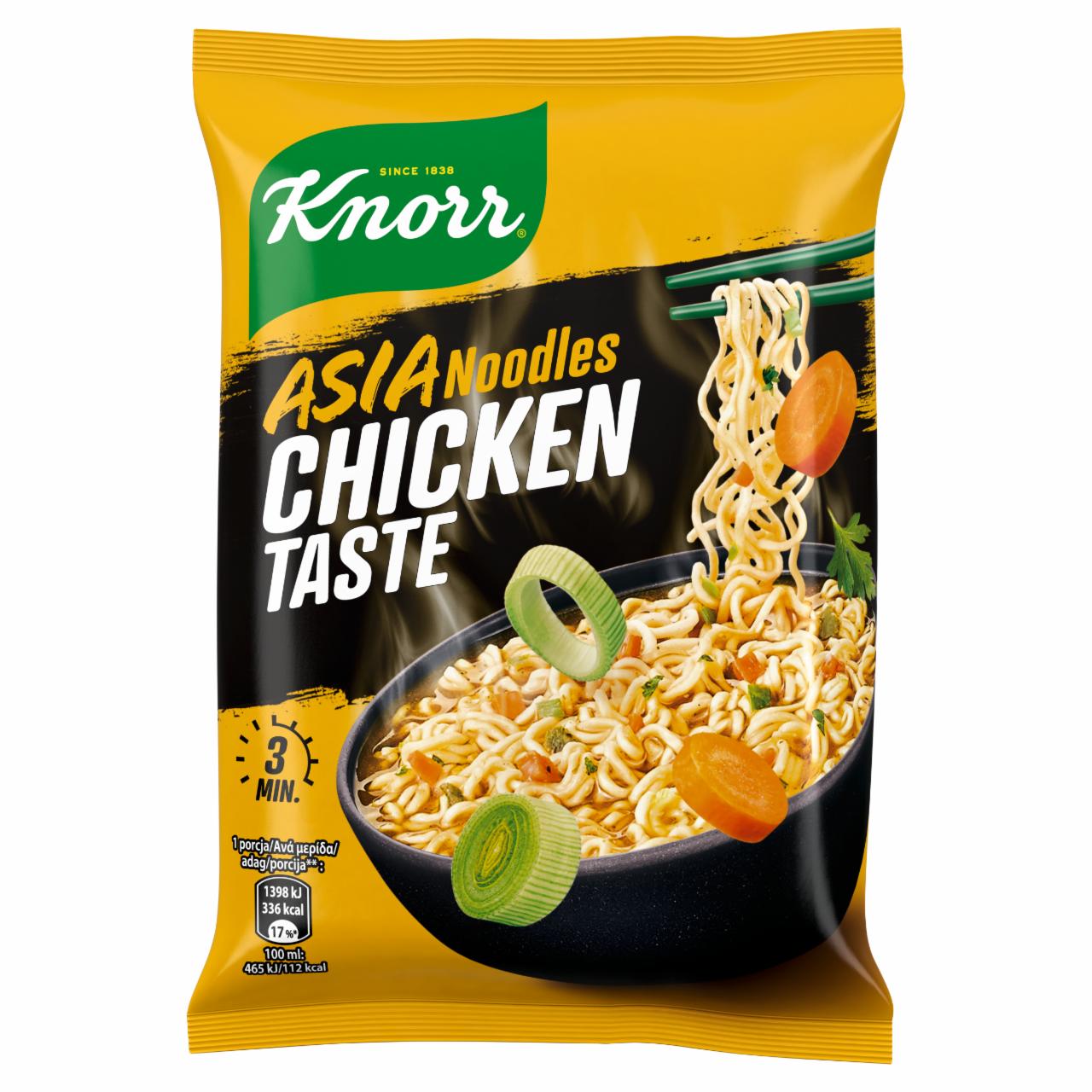 Képek - Knorr Asia Noodles ázsiai jellegű instant tésztás leves csirkés ízesítéssel 70 g