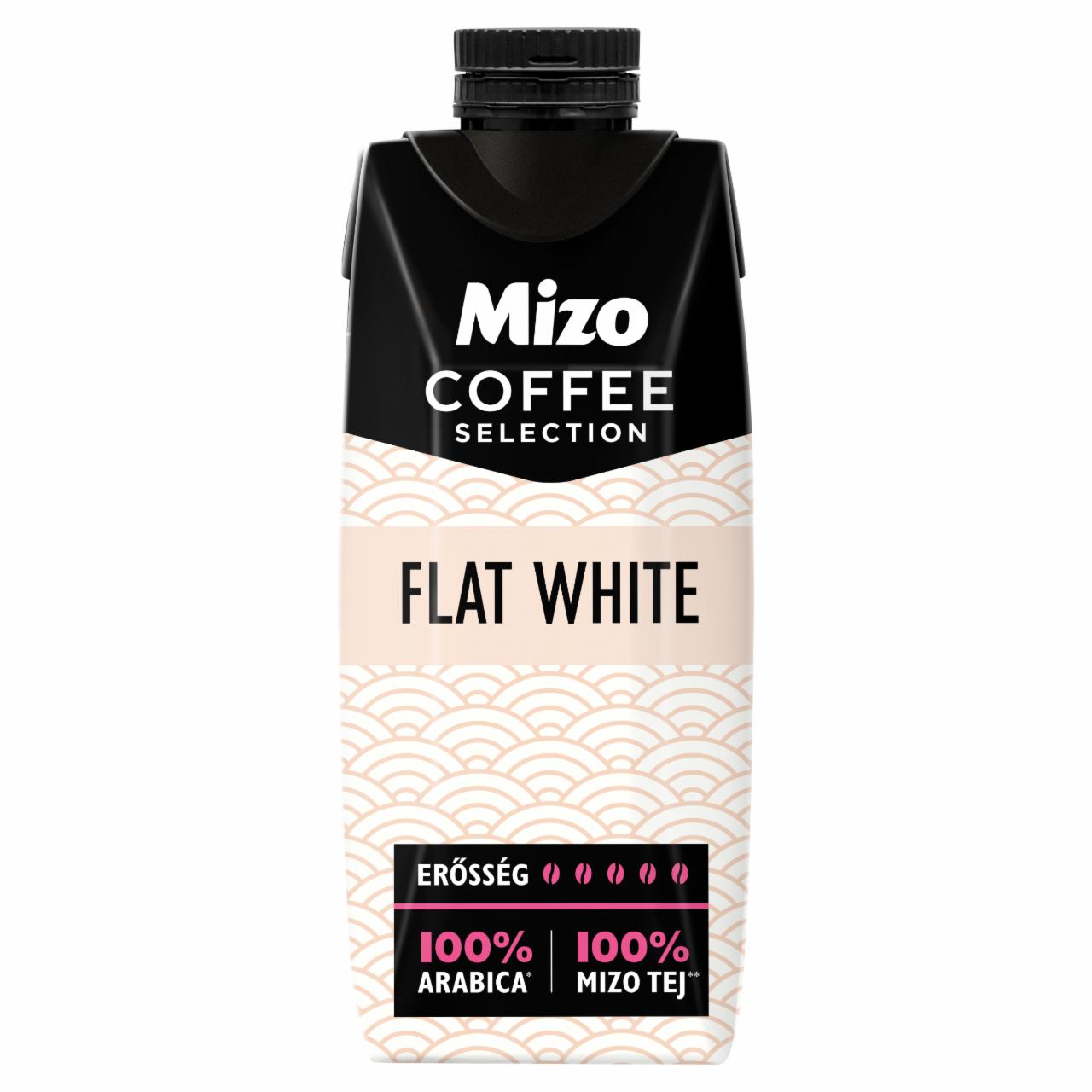 Képek - Mizo Coffee Selection Flat White UHT zsírszegény kávés tej 250 ml