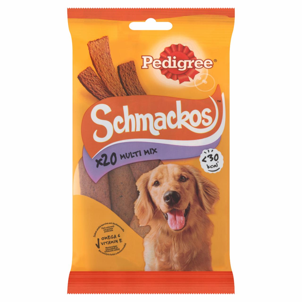 Képek - Pedigree Schmackos Multi Mix kiegészítő állateledel felnőtt kutyák számára 20 db 144 g