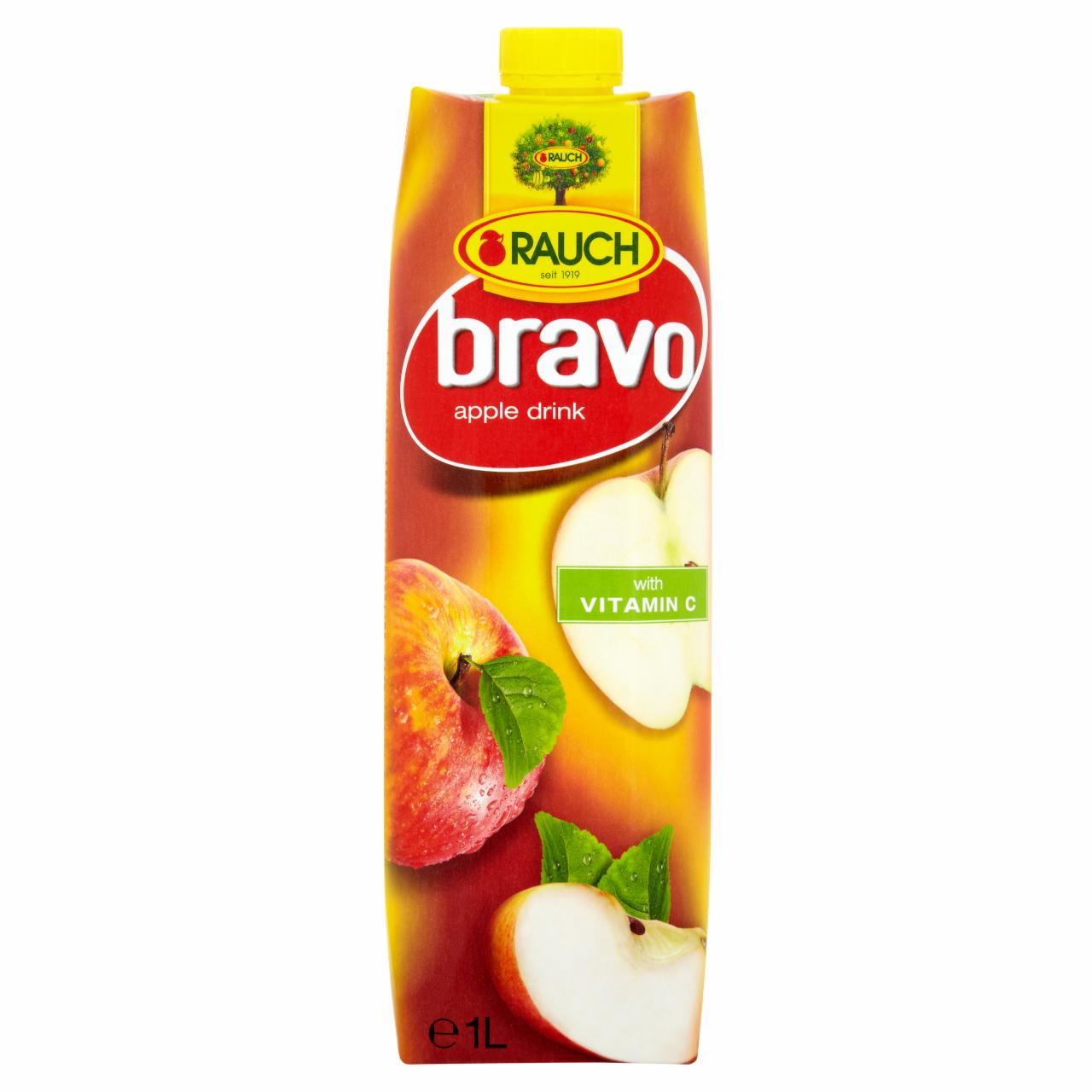 Képek - Rauch Bravo alma ital cukorral és édesítőszerekkel, C-vitaminnal 1 l