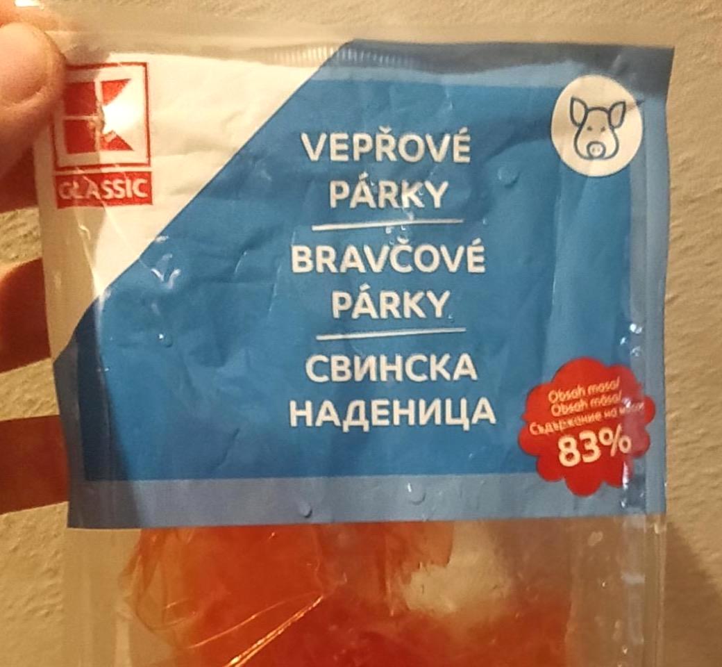 Képek - Bravčové párky 83% K-Classic