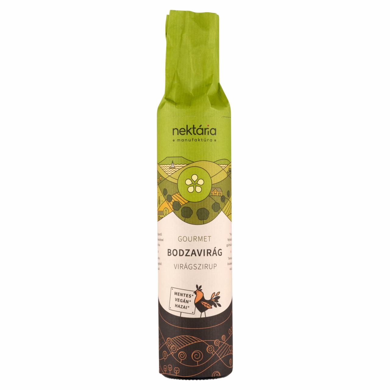 Képek - Nektária Gourmet bodzavirág virágszirup 500 ml