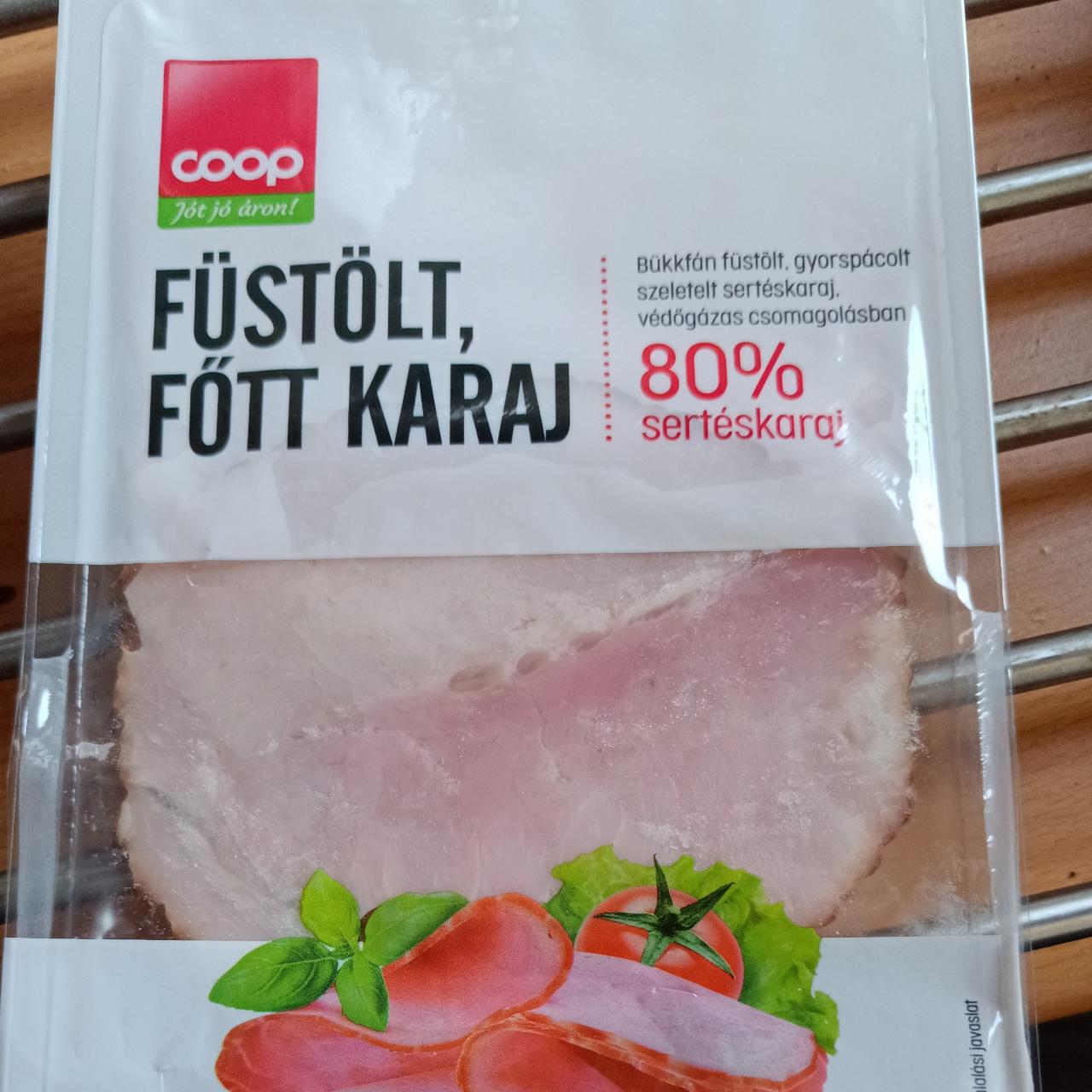 Képek - Füstölt főtt karaj 80% Coop