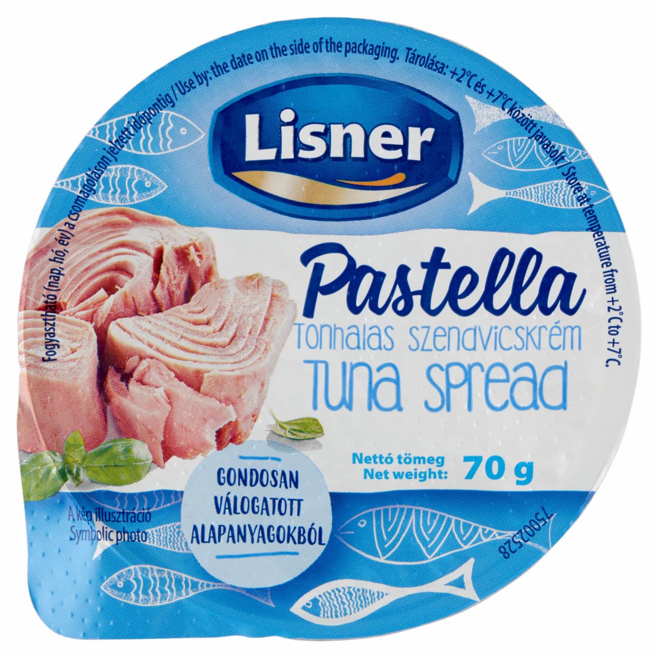 Képek - Lisner Pastella tonhalas szendvicskrém 70 g