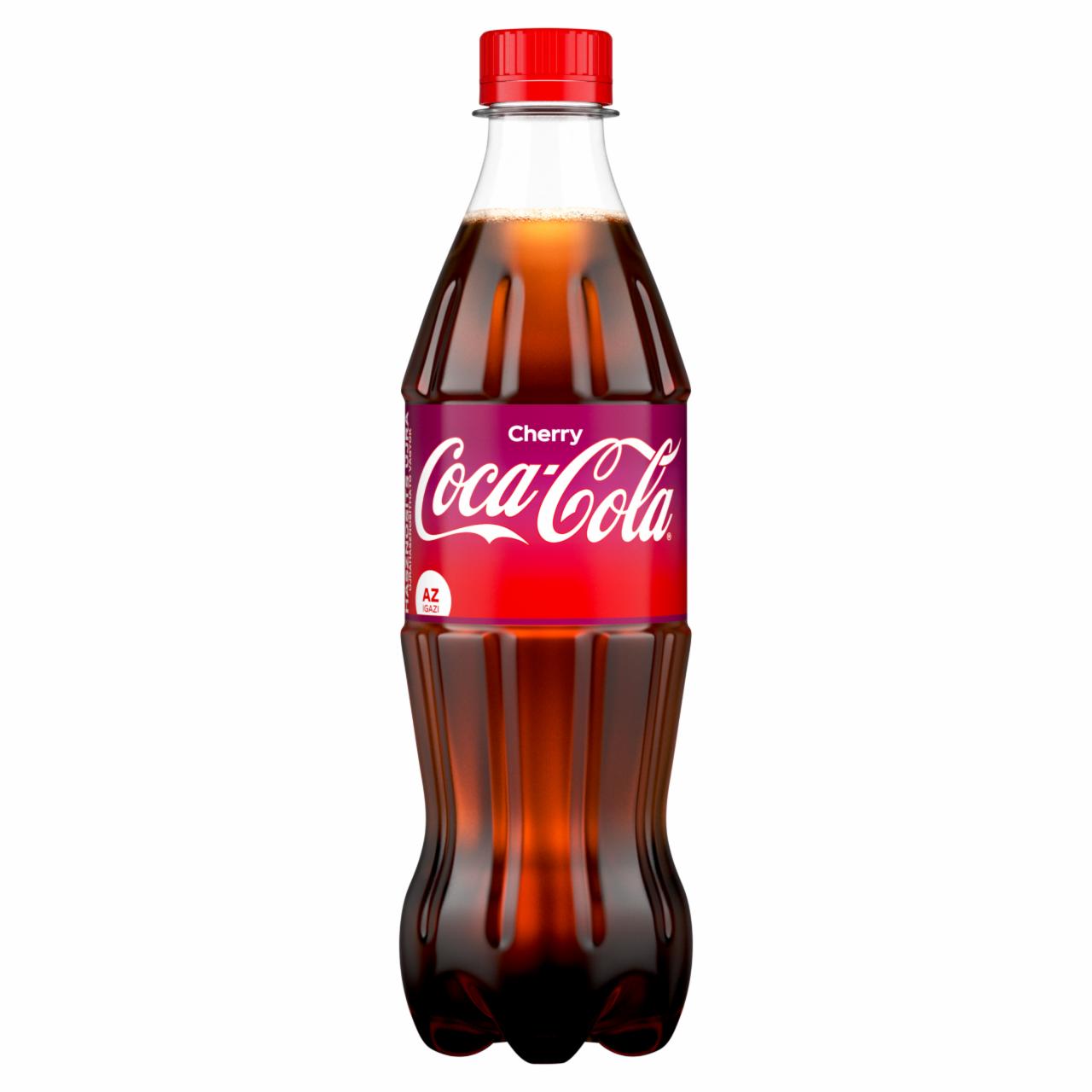 Képek - Coca-Cola Cherry colaízű szénsavas üdítőital cseresznye ízesítéssel 500 ml