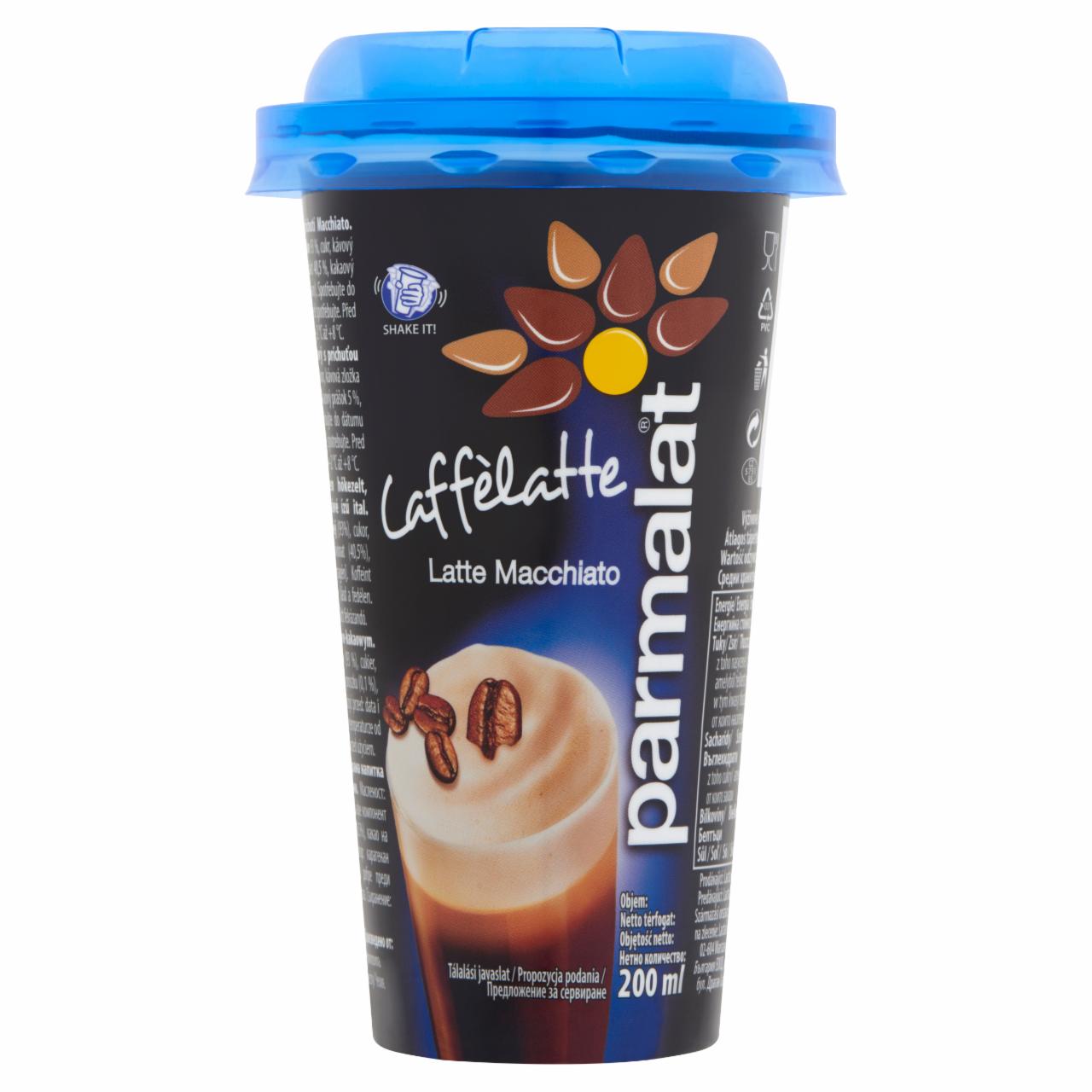 Képek - Caffélatte latte macchiato zsírszegény kávé ízű ital Parmalat