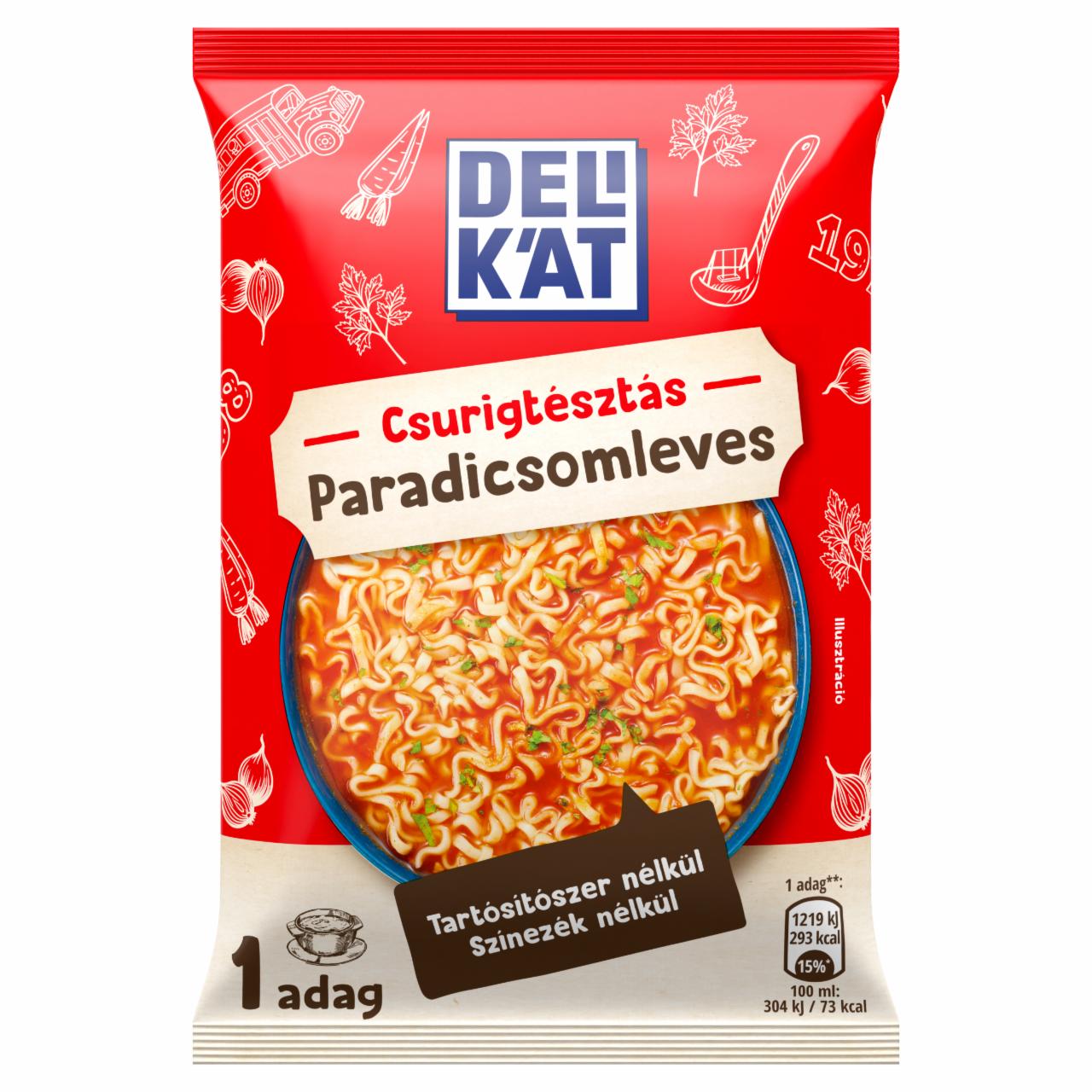 Képek - Delikát csurigtésztás paradicsomleves 61 g