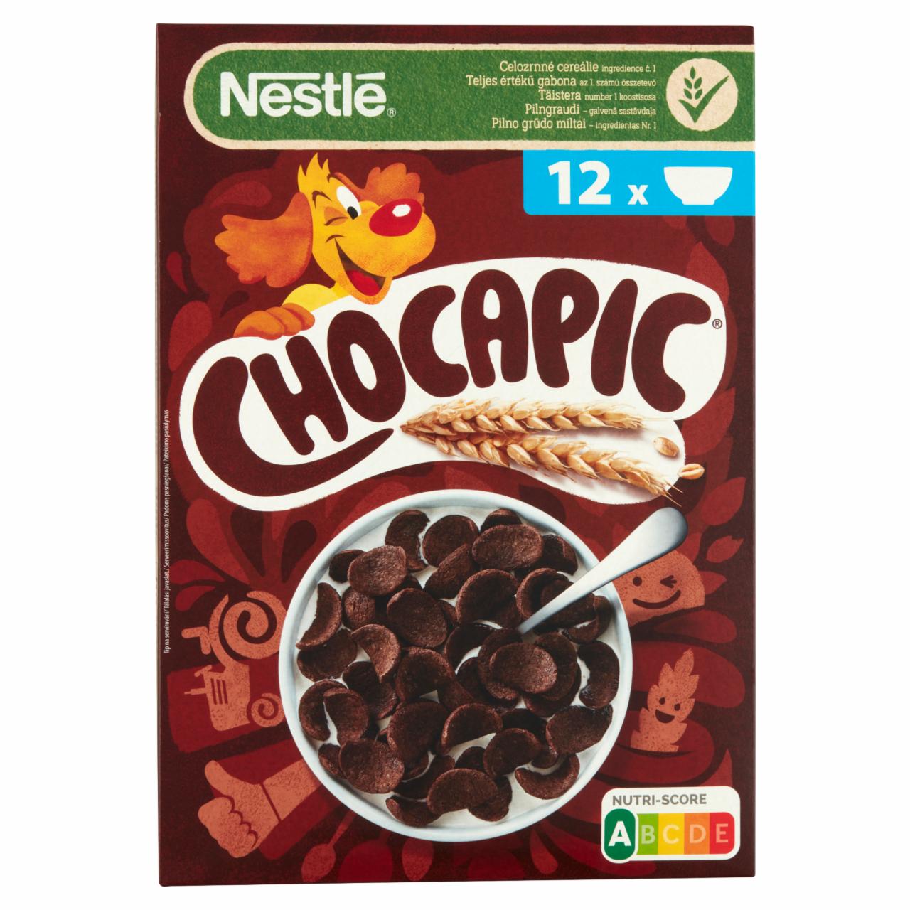 Képek - Nestlé Chocapic csokiízű, ropogós gabonapehely vitaminokkal és ásványi anyagokkal 375 g