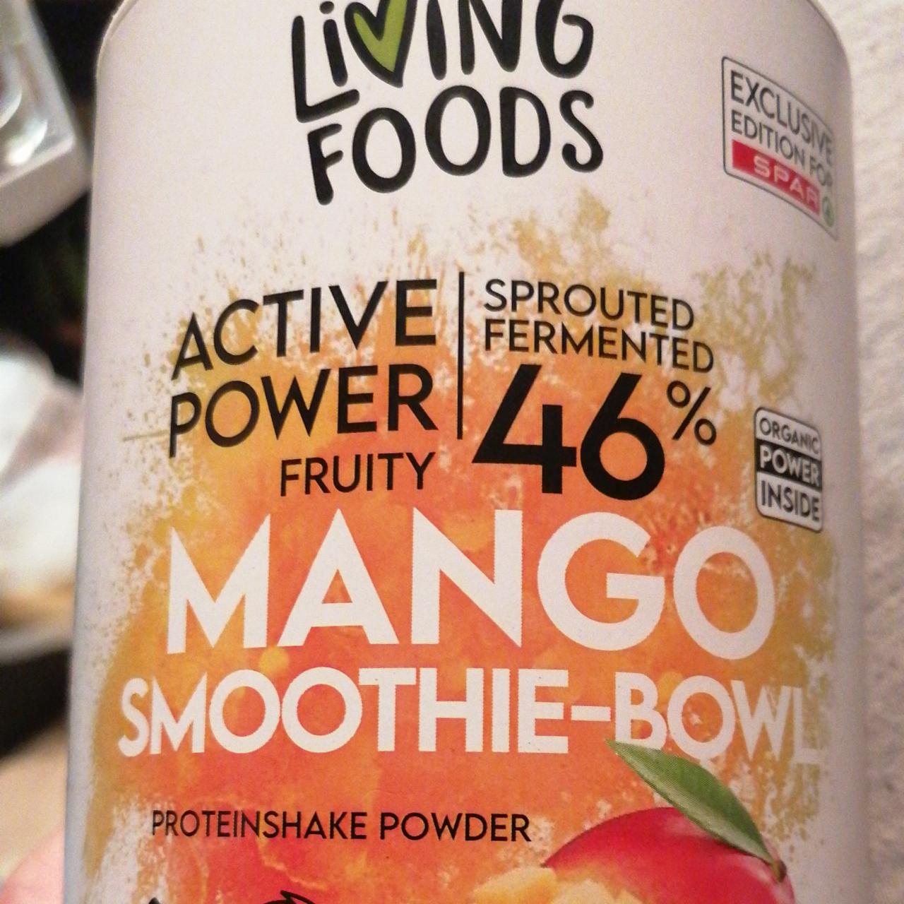 Képek - Mango Smoothie-bowl Proteinshake powder Living Foods