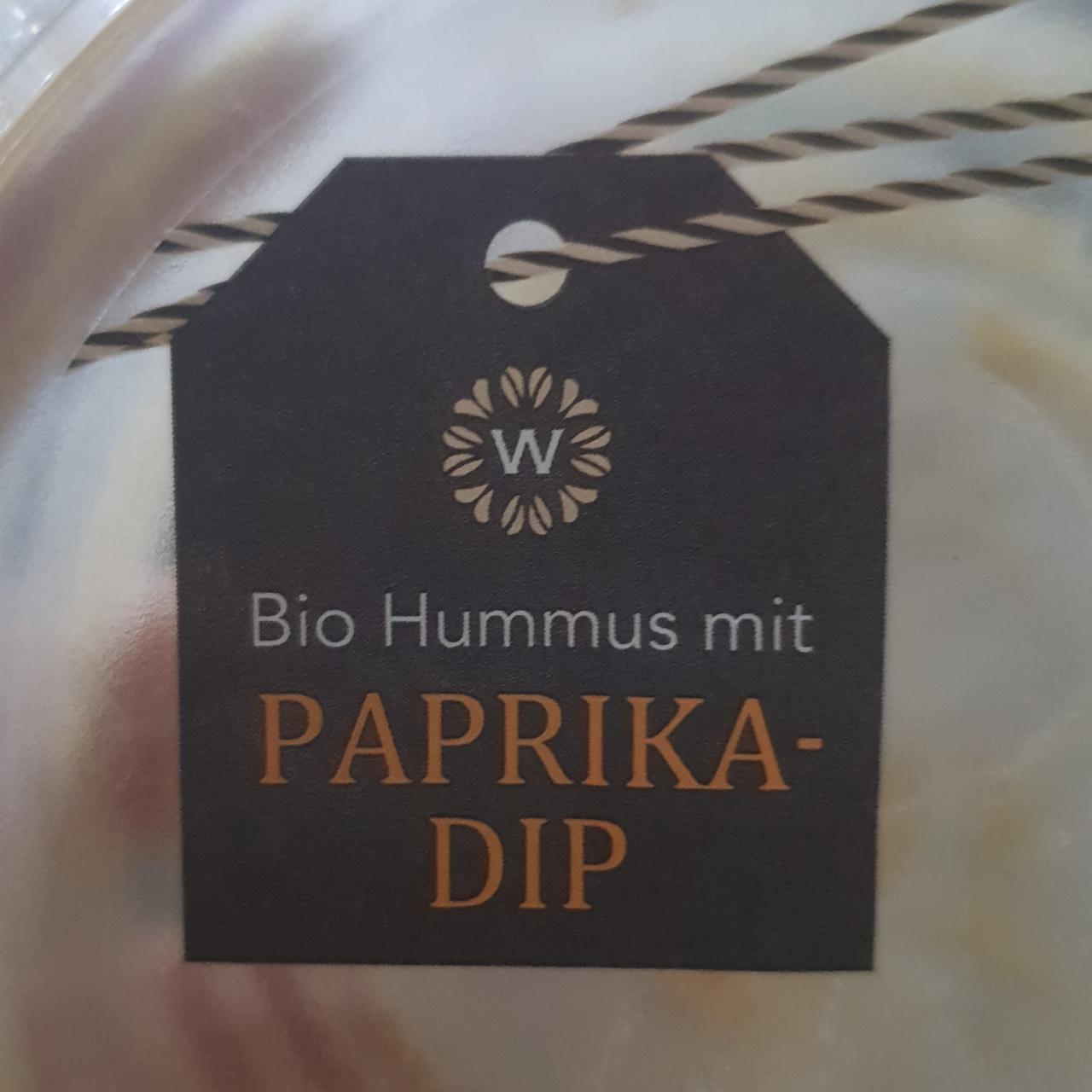 Képek - Bio hummus mit paprika dip W