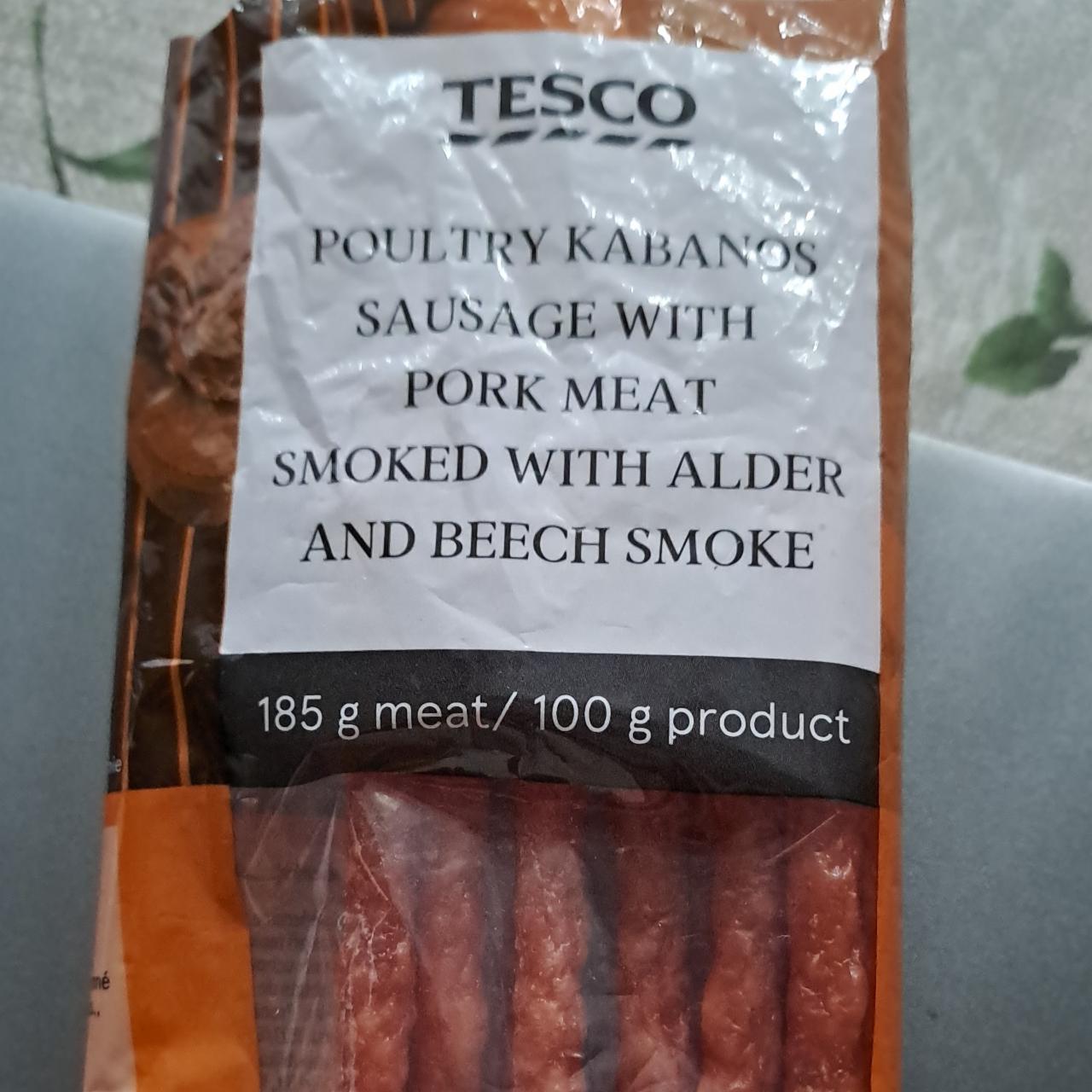 Képek - Poultry kabanos sausage with pork meat smoked with alder and beech smoke Tesco