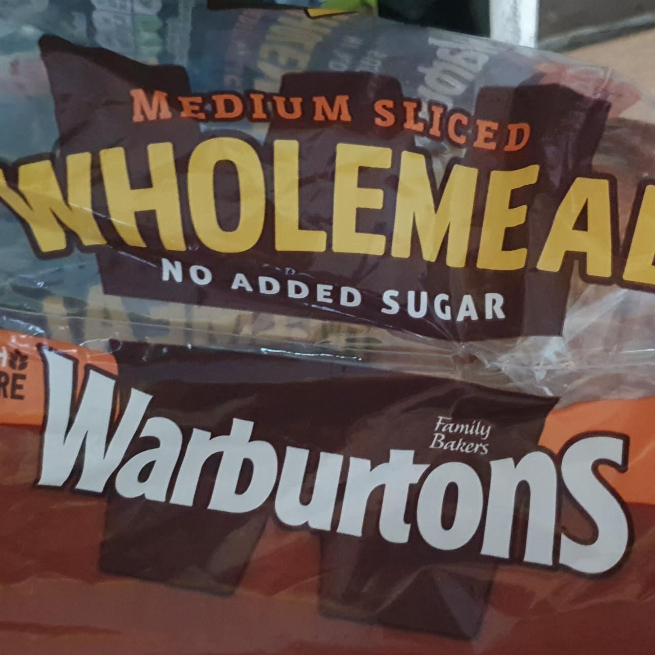 Képek - Medium sliced Wholemeal no added sugar Warburtons