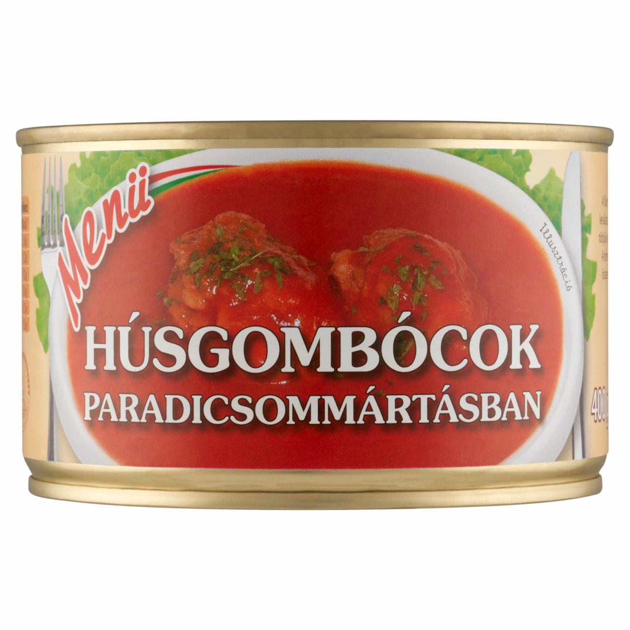 Képek - Menü húsgombócok paradicsommártásban 400 g