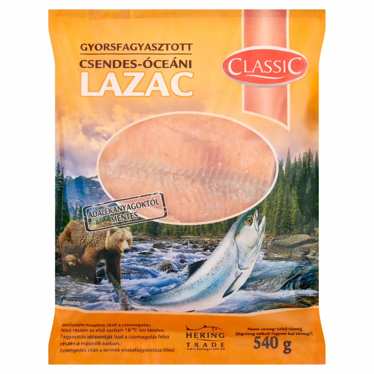 Képek - Classic gyorsfagyasztott csendes-óceáni lazac 540 g