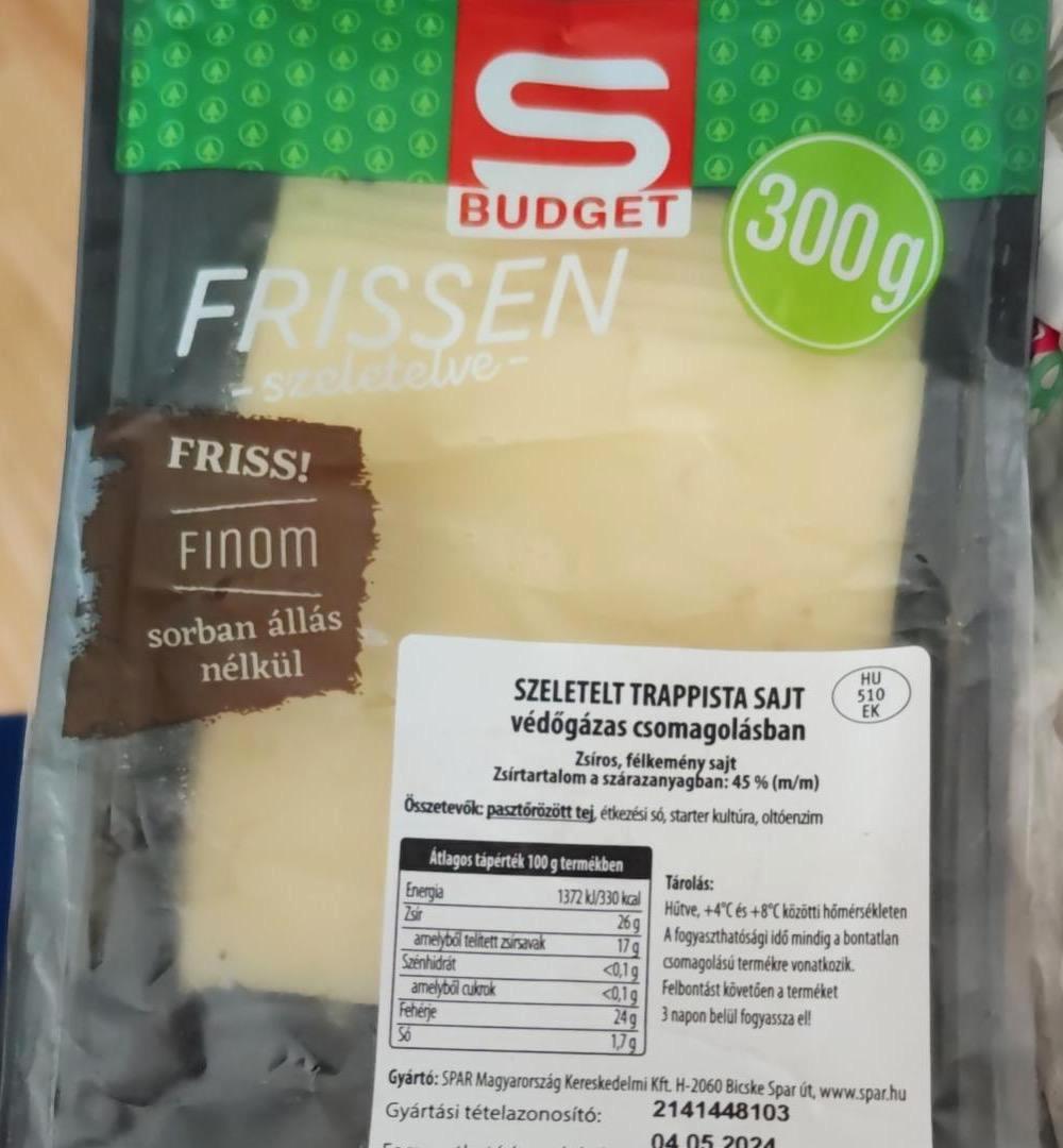 Képek - Szeletelt trappista sajt S Budget