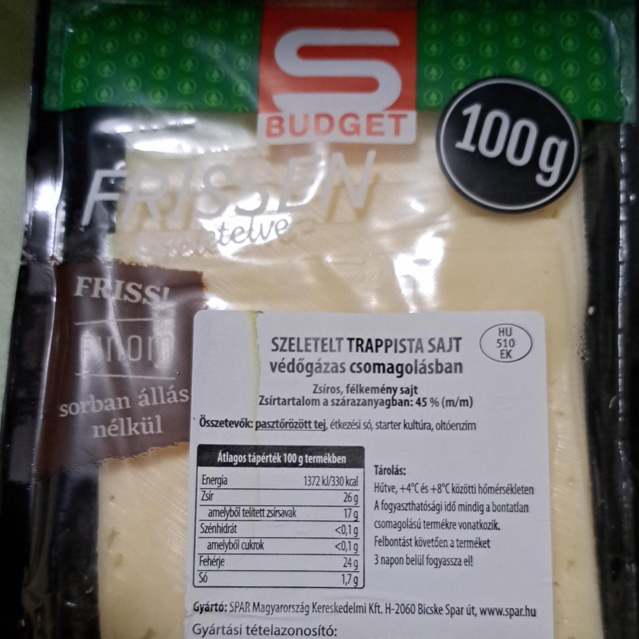 Képek - Szeletelt trappista sajt S Budget