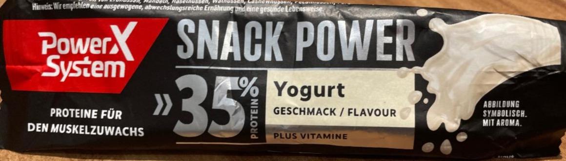 Képek - 35% protein snack power Joghurt geschmack Power X System