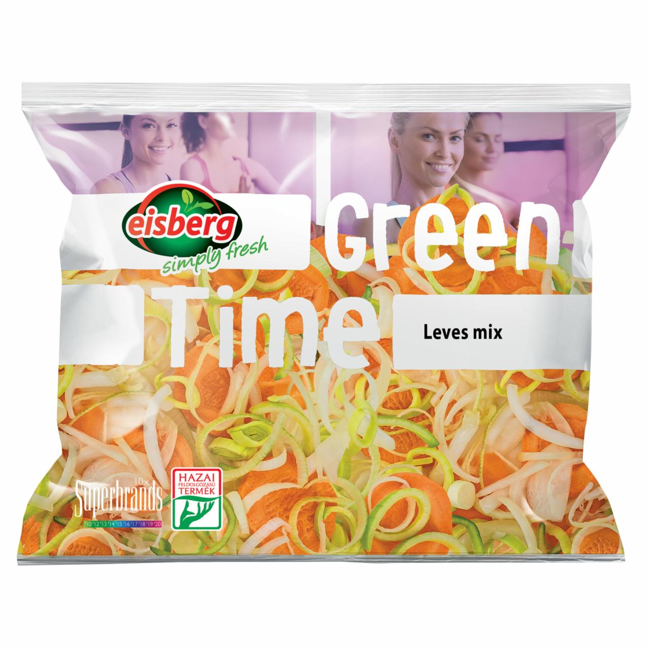 Képek - Eisberg Green Time leves alapmix friss zöldségkeverék 360 g