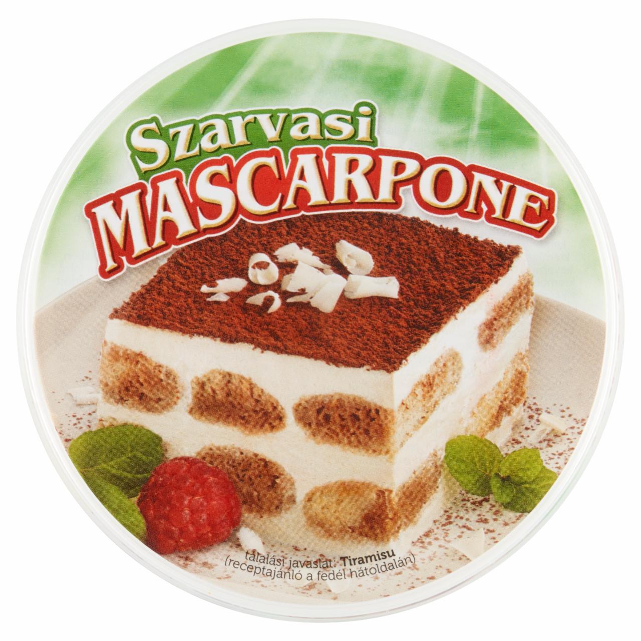 Képek - Szarvasi Mascarpone tejszínes, zsírdús, friss krémsajt 250 g