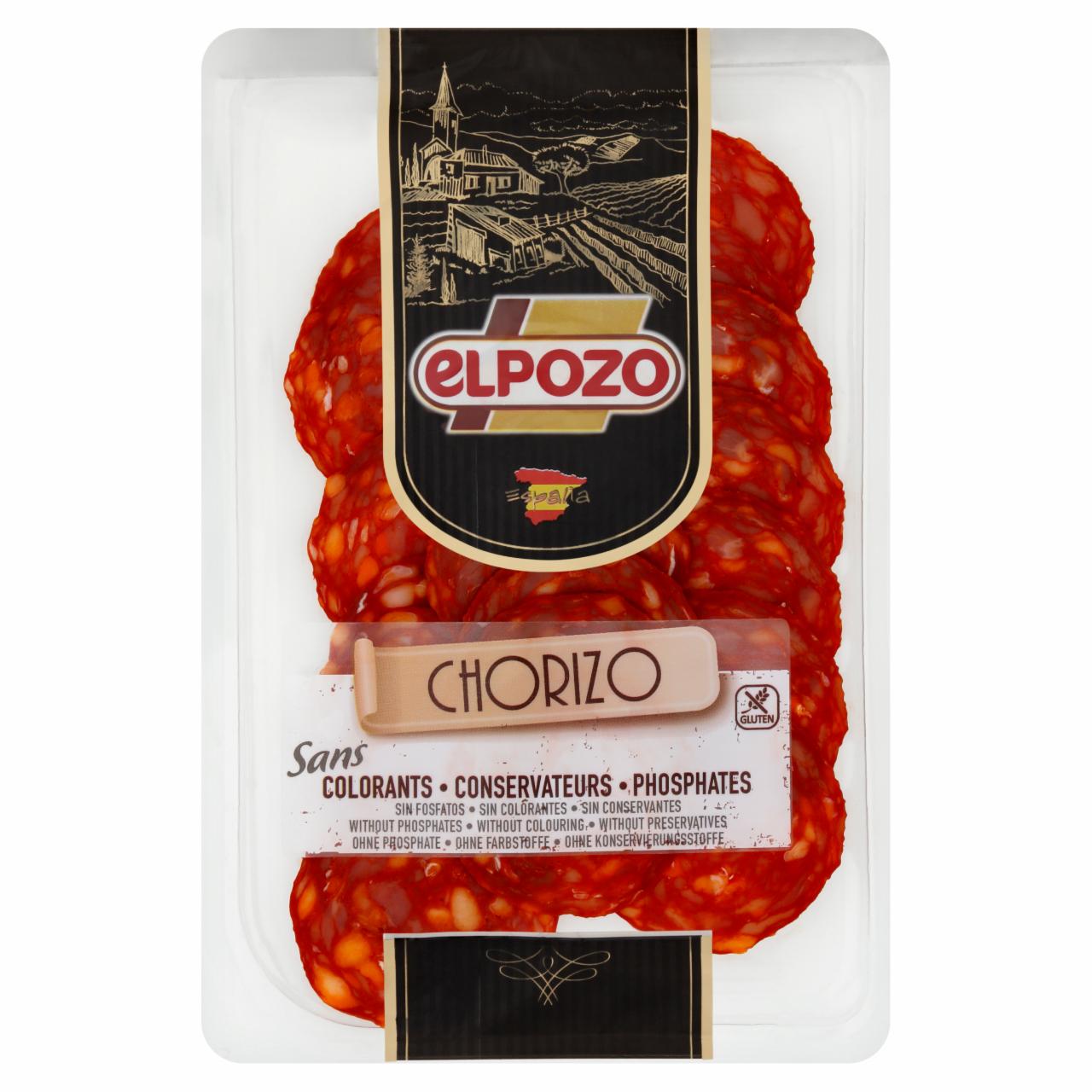 Képek - Elpozo Chorizo extra szeletelt szárított szalámi 80 g