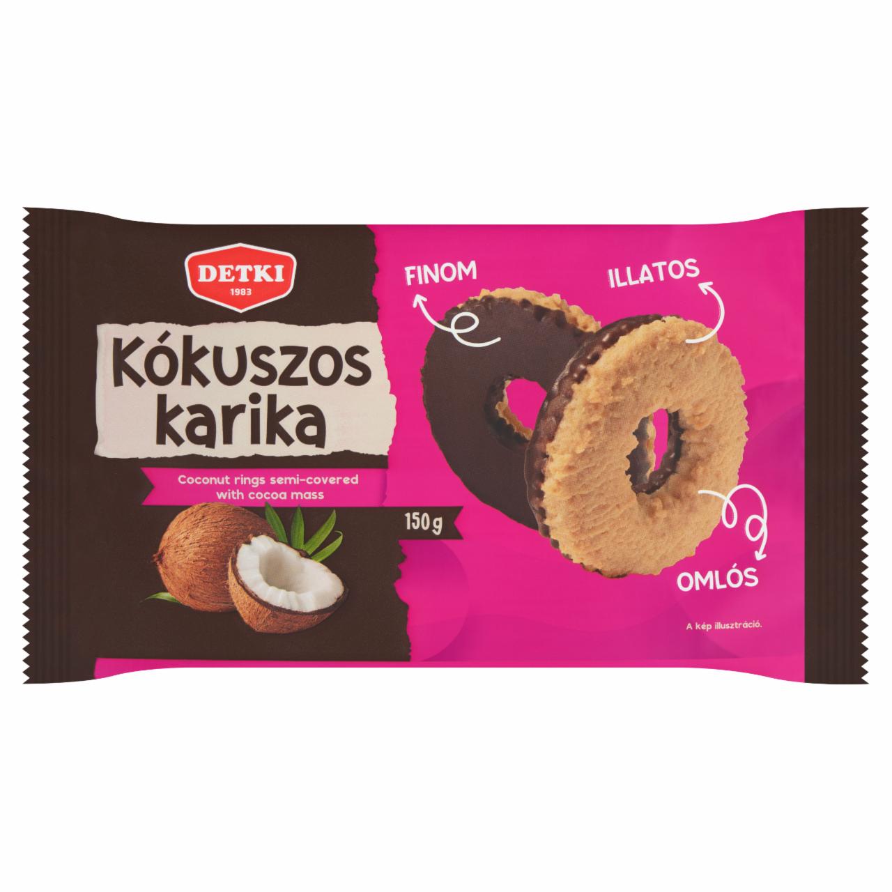 Képek - Detki kókuszos karika 150 g