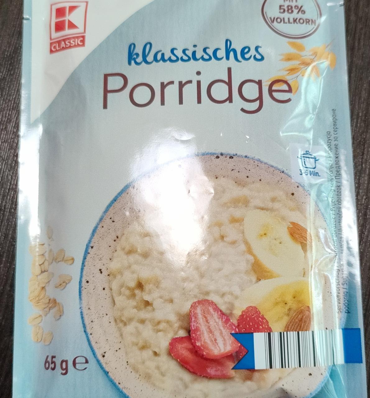 Képek - Porridge zabkása K-Classic