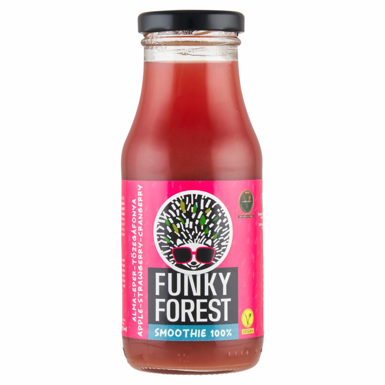 Képek - Funky Forest alma-eper-tőzegáfonya smoothie 250 ml