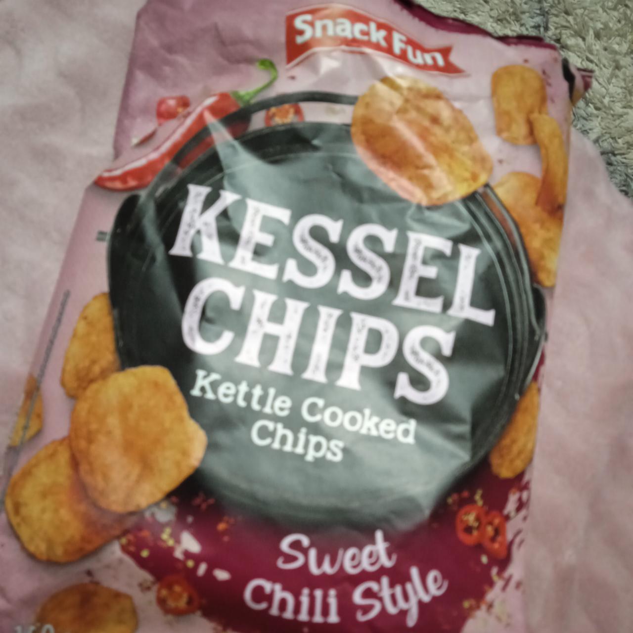 Képek - Kessel Chips Héjában sült burgonyachips sweet chili style Snack Fun