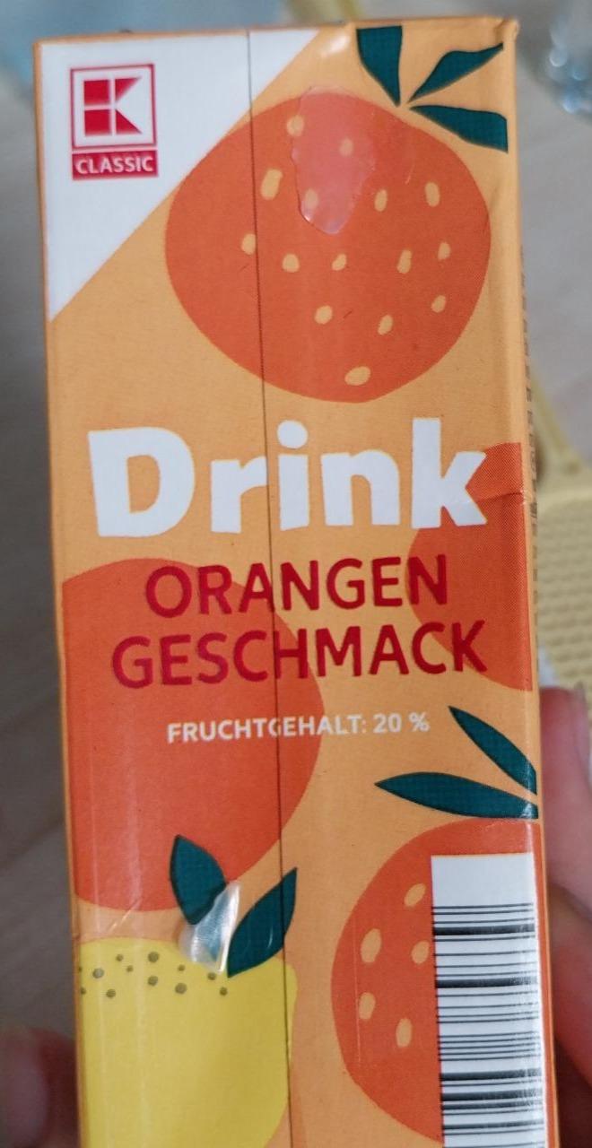 Képek - Orangen geschmack drink Fruchtgehalt 20% K-Classic