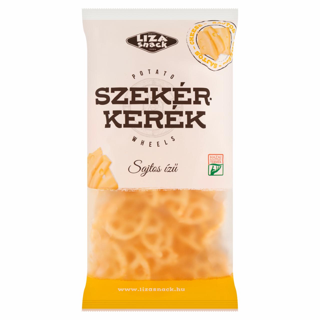 Képek - Liza Snack Szekérkerék sajtos ízesítésű burgonyasnack 40 g