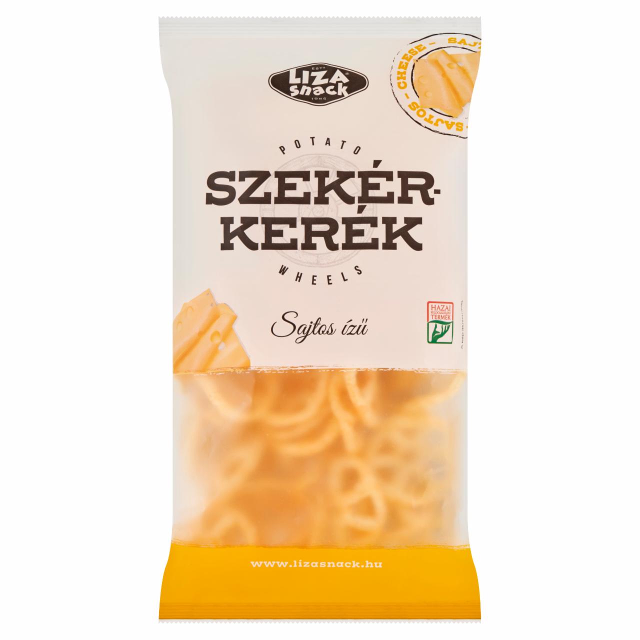 Képek - Liza Snack Szekérkerék sajtos ízesítésű burgonyasnack 40 g