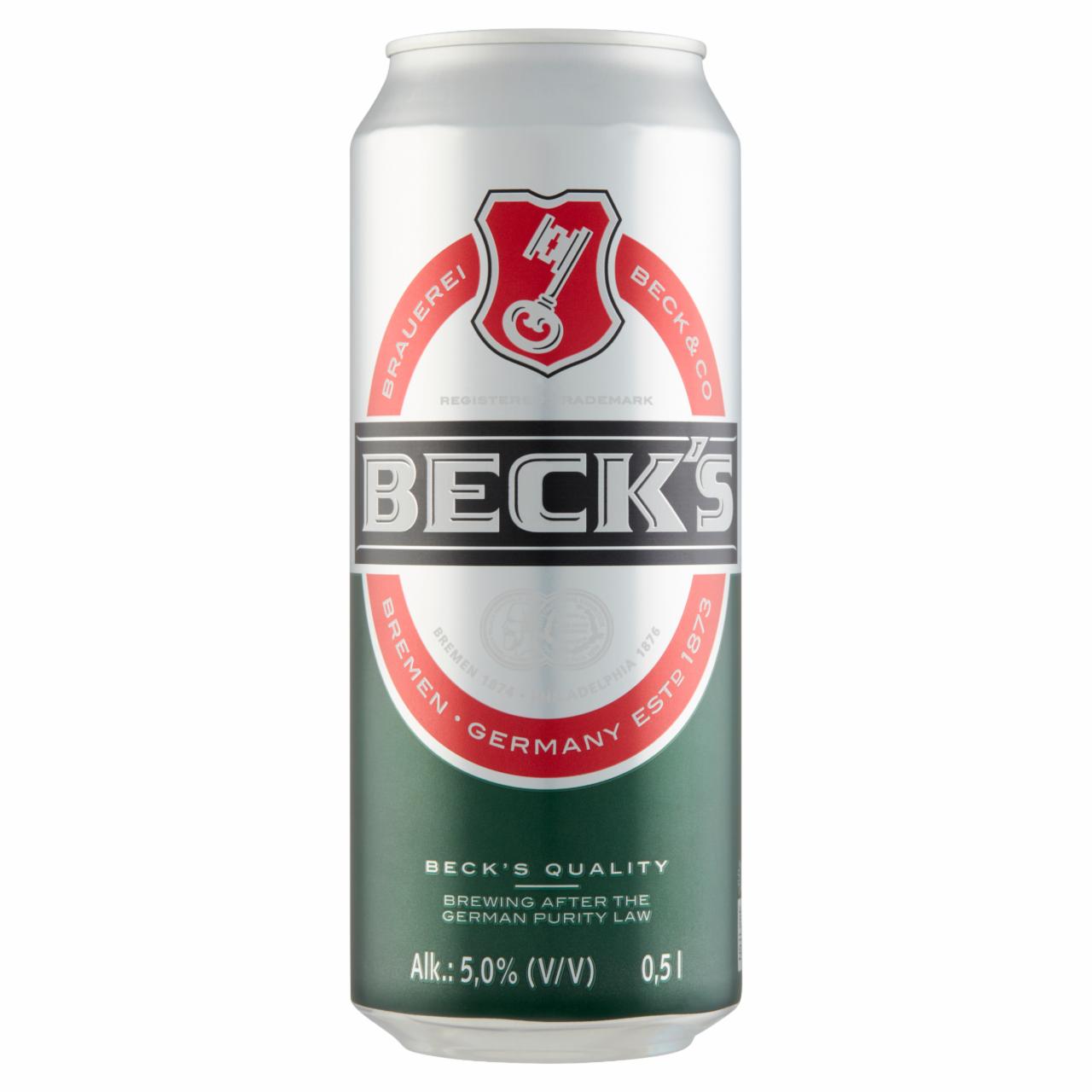 Képek - Beck's minőségi világos sör 5% 500 ml