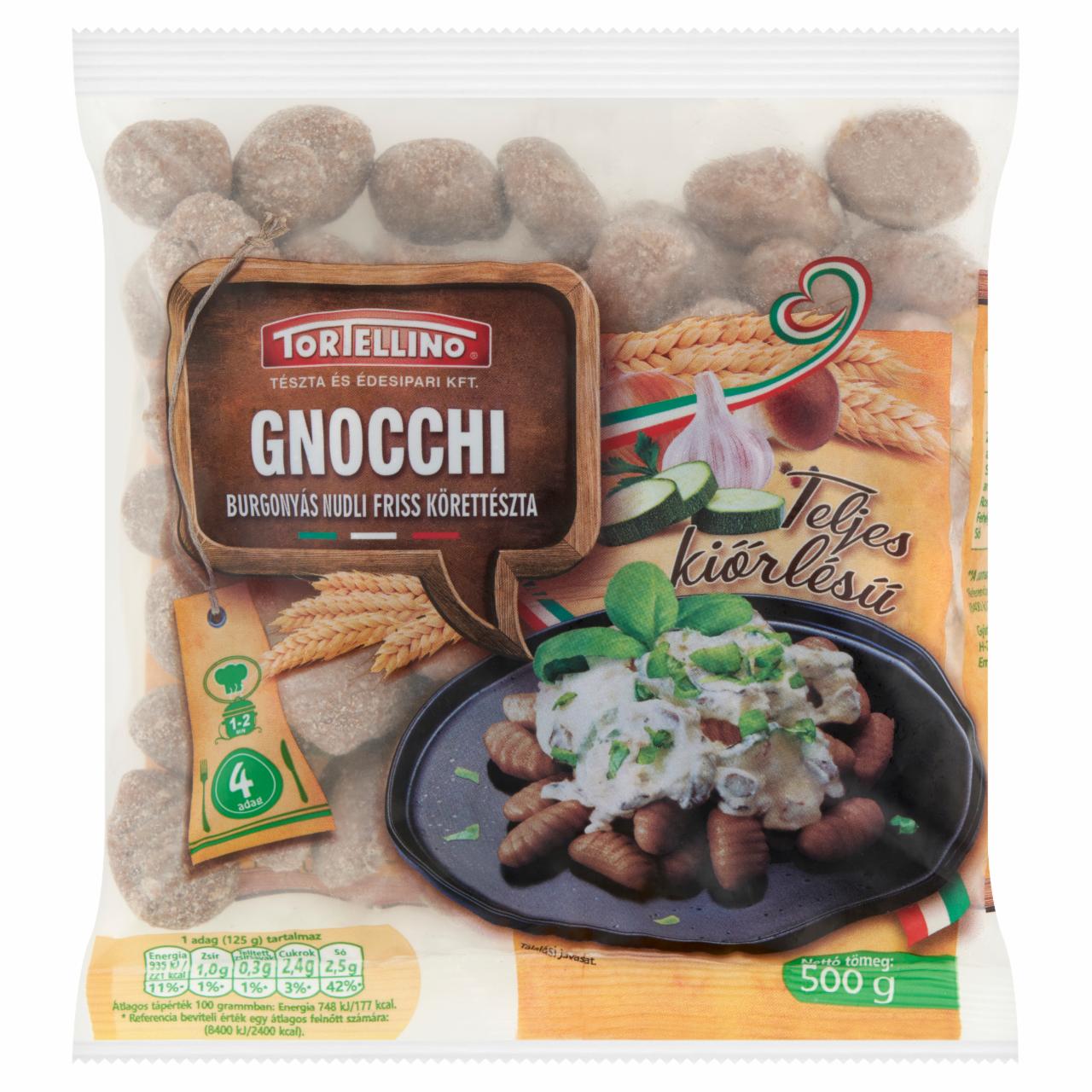 Képek - Toriellino Gnocchi teljes kiőrlésű burgonyás nudli friss körettészta 500 g