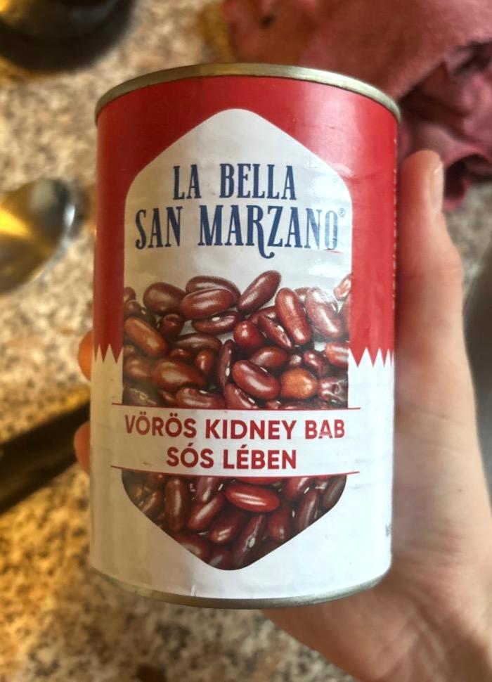 Képek - Vörös kidney bab sós lében La Bella San Marzano