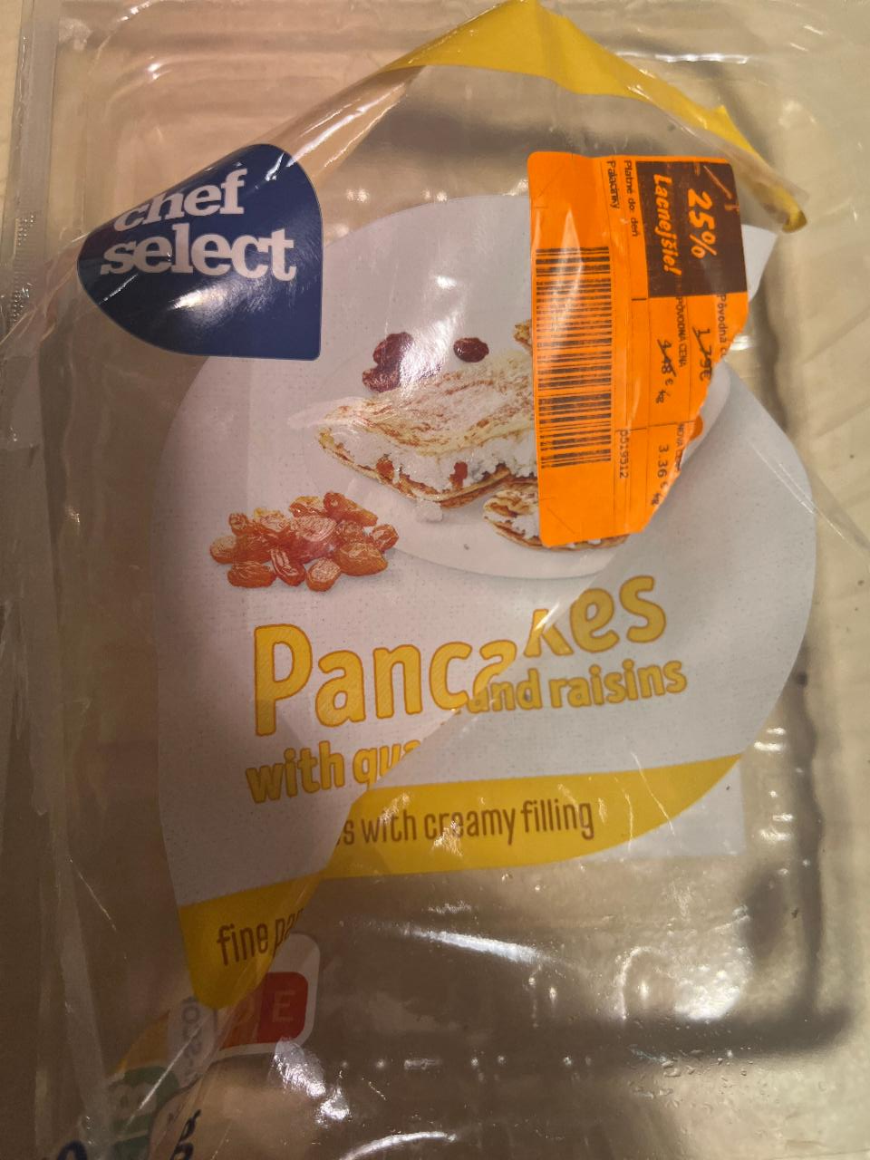 Képek - Pancakes with quark and raisins Chef Select