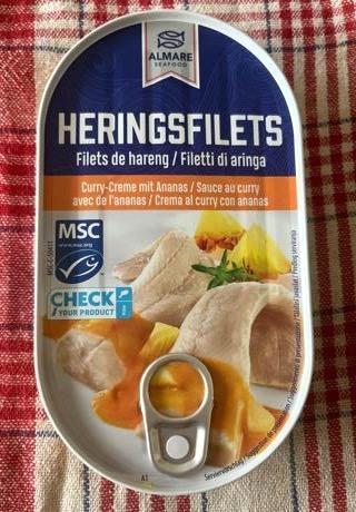 Képek - Heringfilets curry creme mit ananas Almare Seafood