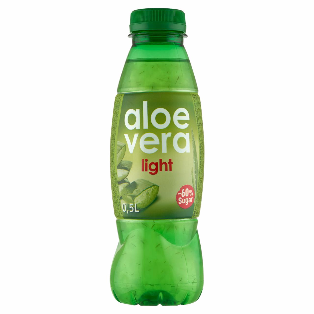 Képek - Aloe Vera Light energiaszegény, szénsavmentes üdítőital Aloe Vera darabokkal 0,5 l