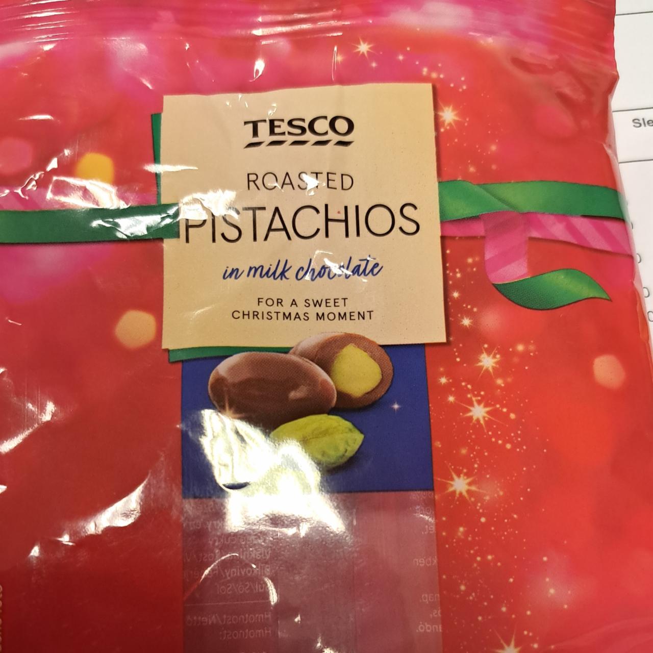 Képek - Roasted pistachios in milk chocolate Tesco