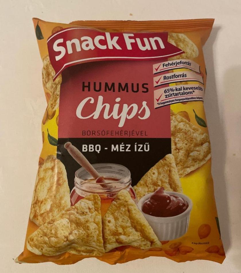 Képek - Hummus chips BBQ-méz ízű Snack Fun